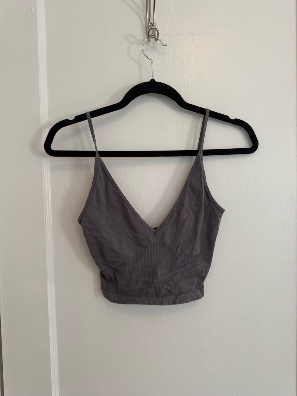Free People Intimately Seamless Low-Back Bralette XS/S Grey
